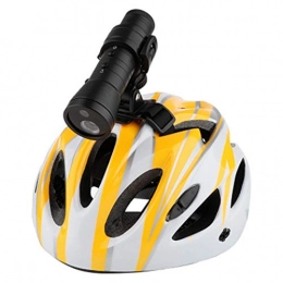 N \ A Mountain Bike Helmet N  A Helmet Action DV Video Cam, Mini Camera Full HD 720p Mountain Bike, Motorcycle Helmet Sports Action Camera Video DV, Built-in 8 LED Lights with Flashlight, Long-lasting Battery Life