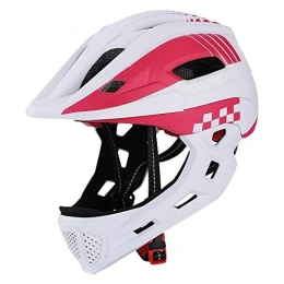 TOMSHOO Mountain Bike Helmet TOMSHOO+ Kid Bike Full Face Helmet Children Safety Riding Skateboard Rollerblading Helmet Sports Head Guard with Detachable Chin and Taillight