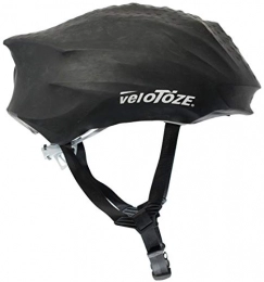 VeloToze Mountain Bike Helmet VeloToze Helmet Cover - Black / Waterproof Water Rain Shower Storm Wet Weather Repellent Resistant Cap Bicycle Cycling Cycle Biking Bike Riding Ride Road MTB Mountain Commuting Commute Unisex Head Wear