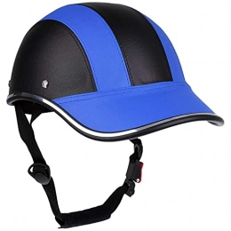 WENZHE Mountain Bike Helmet WENZHE Bicycle Helme Adjustable Bike Cycling Helmet Baseball Cap Anti UV Safety Bicycle Helmet Men Women Road Bike Helmet for Outdoor MTB Skating (Color : Black Blue)