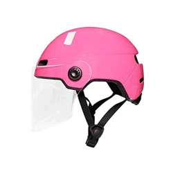 WJHCDDA Mountain Bike Helmet WJHCDDA Cycling helmet Bicycle helmet Road Bicycle Helmets Riding Helmet Cycle Helmet MTB Bike Men And Women Balance Car Mountain Bike Electric Battery Car Child Safety Helmet (Color : Pink)