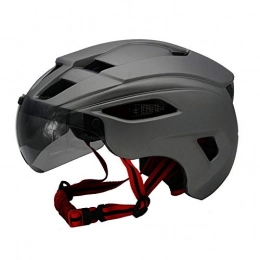 YuuHeeER Mountain Bike Helmet YuuHeeER 1PC Cycling Helmet Mountain Bicycle Helmet Detachable Lining One Piece Windproof Glasses Outdoor Sporting Goods