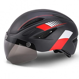 ZGC Mountain Bike Helmet ZGC Bike Helmet for Adults, Mountain Road Bicycle Helmet, Skateboard Helmets, Commuter Bicycle Helmet for Men and Women, Sport Youth Bike Helmet for Scooter Rollerblade Hoverboard(Size:Black red)