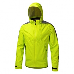 Altura Clothing Altura Night Vision Typhoon Mens Waterproof Cycling Jacket - Green / Reflective, XL / Water Wet Weather Rain Resistant Hood Coat Hi Viz High Visibility Mountain Road Commute Bike Ride Cycle Wear