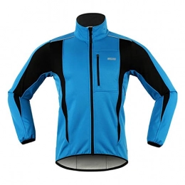 CJshop Clothing Cycling Bike Jersey Men's Cycling Jacket Windproof Breathable Lightweight Reflective Warm Thermal Water-Resistant MTB Mountain Bike Jacket Long Sleeve Fleece Padded Sportswear Top Cycling Bike Jackets