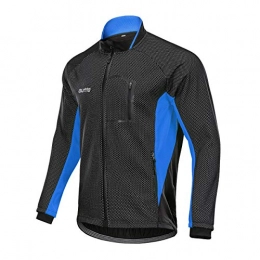 Cycling Jersey Men Autumn And Winter Fleece Long Sleeve Waterproof Windproof Mountain Bike Bicycle Clothing Sports Jacket