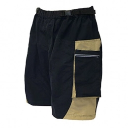 Adrenaline Promotions Men's Bullet Mountain Bike Shorts, Black/Khaki, XX-Large