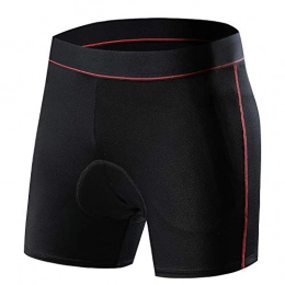 FOGOIN Mountain Bike Short FOGOIN Cycling Shorts Men Padded Women MTB Cycle Shorts Quick Drying Mesh Breathable Pants for Road Bike Mountain Bicycle Black