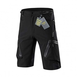 foveitaa Mountain Bike Short foveitaa Mes's Mountain Bike MTB Cycling Loose Fit Shorts Black M