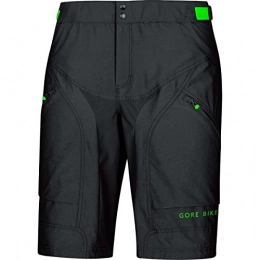 GORE WEAR Mountain Bike Short GORE BIKE WEAR Homme Short de VTT, Rembourr, Respirant, GORE Selected Fabrics, POWER TRAIL Shorts+, Taille M, Noir, TPOWSH990004