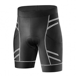 INBIKE Mountain Bike Short INBIKE Cycling Shorts Men Padded Bike Cycle Clothing Mountain Road MTB Mens Underwear Womens Gel Bicycle Sports Jersey Riding compression Black M