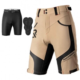 ROCK BROS Mountain Bike Short ROCK BROS Men's Mountain Bike Shorts Padded Baggy MTB Cycling Shorts Loose Fit - beige - X-Large