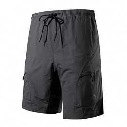Santic Clothing Santic Men's Loose-fit Mountain Bike Shorts Coolmax Lightweight Cycling MTB Shorts - - XX-Large
