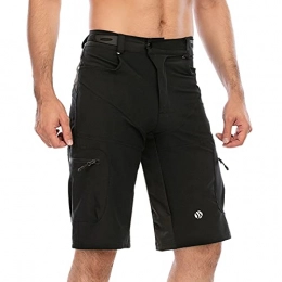 Skysper Mountain Bike Short SKYSPER Mountain Bike Shorts MTB Shorts Loose Fit Cycling Shorts with Zipper Pockets Baggy Lightweight Biking Shorts - black - XX-Large