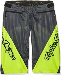 Troy Lee Designs Mountain Bike Short Troy Lee Designs Shorts Sprint - Grey / Yellow, Size 34