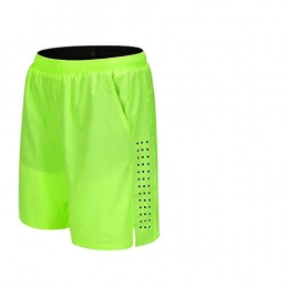 WBNCUAP Clothing WBNCUAP Mountain bike cycling cycling downhill shorts cycling breathable sweat-absorbent sandwich padded silicone shorts (Color : Green, Size : X-Large)