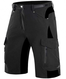 Wespornow Clothing Wespornow Mountain-Bike-MTB-Shorts for Men (Black, XXL)