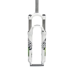 RWEAONT Ersatzteiles Bolany Bicycle Gabel Mountainbike Gabeln 26 / 27, 5 Zoll Suspension Mechanische Gabel Aluminiumlegierung MTB Gabel 29 in Fahrradgabeln Neu (Color : White Green 27.5)