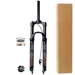 DYSY Mountainbike Gabeln DYSY Mountainbike Gabeln 26 Zoll 27, 5 29er, Magnesiumlegierung 1 / 1-8" Gerades Rohr Scheibenbremse MTB Bike Fahrradlenker Luftgabeln 120mm (Farbe : Remote Lock A, Size : 27.5 inch)