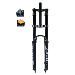 DYSY Mountainbike Gabeln DYSY MTB Fahrrad Federgabel 26 27, 5 29 Zoll Magnesiumlegierung Doppelschulter DH Downhill Mountainbike Fahrrad Luftgabel Federweg 160mm (Farbe : Black, Size : 29 inch)