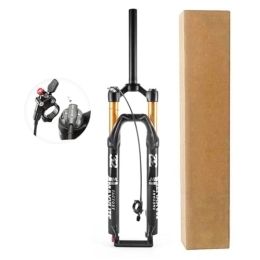 DYSY Mountainbike Gabeln DYSY MTB Fahrradgabel 26 Zoll 27 Zoll, Aluminiumlegierung 28, 6 Mm Gewindeloses Gerades Rohr 29er Mountainbike Gabelschaft Gabeln Federweg 120 Mm (Farbe : Remote Lock, Size : 26 inch)