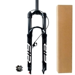 DYSY Mountainbike Gabeln DYSY MTB Luftgabeln 26 27, 5 29 Zoll Magnesiumlegierung Mountain Suspension Bike Stoßdämpfer 1 / 1-8" Gerades Rohr Rückpralleinstellung Gabeln 140mm (Farbe : Remote Lock A, Size : 29 inch)