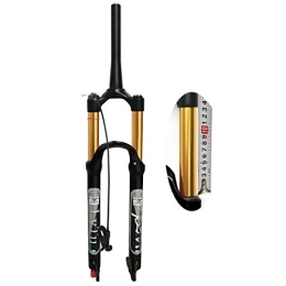 ESENDSHOW Ersatzteiles ESENDSHOW Fahrradgabel vorne 130 mm MTB Luftfedergabel 26 / 27, 5 / 29 Zoll, Rückprallverstellung 1-1 / 8 Zoll Ultraleicht 9 mm Qr Mountainbike Vordergabel