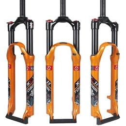 HSQMA Ersatzteiles HSQMA Mountain Bike Luftdruck Federgabel 26 / 27.5 / 29 MTB Gabeln Gabel Scheibenbremse 1-1 / 8 9mm QR 120mm Federweg Erwachsene (Color : Orange, Size : 29inch)