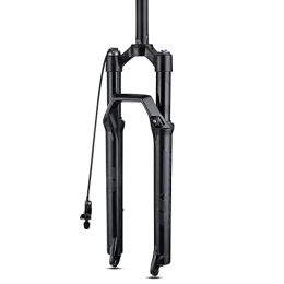 JXRYFMCY Ersatzteiles JXRYFMCY Gabel mit geradem Gabelschaft für Fahrräder Mountainbicycle Air Suspension Gabeln, 27, 5 / 29 Zoll MTB Fahrradfrontgabel schwarz für Fahrradzubehör (Color : Black, Größe : 27.5 inch)
