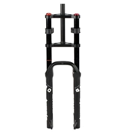 KANGXYSQ Mountainbike Gabeln KANGXYSQ Fahrradsuspension Gabeln 26 In E-Bike-Vordergabel MTB Elektrische Fahrradscheibe Bremsluft Stoßdämpfer 1-1 / 8 Terleer 170mm Reisen QR. Für 4, 0 "Fettreifen