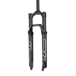 LHHL Ersatzteiles LHHL Mountainbike Front Fork 27.5 / 29 Inch MTB Federgabel Federweg 120 / 140mm Fahrrad Vorderradgabel 1-1 / 8 Straight Tube QR 9mm (Color : Black-Manual Lockout, Size : 27.5-120mm)