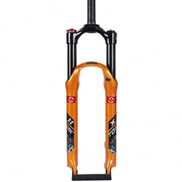 LLGHT Ersatzteiles LLGHT Fahrrad Vorderradgabel Fahrradfedergabel 26 / 27.5 / 29inch Mountainbike Air Fork Aufhängung Schulterkontrolle Aluminiumlegierung Federweg: 120 mm (Color : Orange, Size : 29 inch)