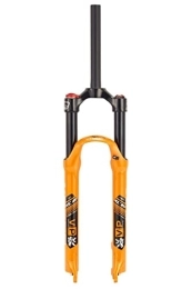 LSRRYD Ersatzteiles LSRRYD 26 / 27.5 / 29 Zoll Mountain Bike Gabel Scheibenbremse Luftdruck Stoßdämpfer Federweg 100mm QR 9mm 1-1 / 8" Front Gabel Unisex Erwachsene Gabeln HL 1750G (Color : Orange, Size : 27.5”)