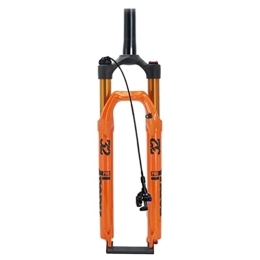 LSRRYD Ersatzteiles LSRRYD Mountain Bike Federgabel 26 / 27.5 / 29 Zoll Luftdruck Federgabels Scheibenbremse 1-1 / 2 Erwachsene Gabeln Unisex 110mm Federweg Dämpfung QR 9mm RL 1850G (Color : Orange, Size : 26'')