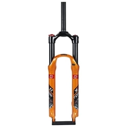 LSRRYD Ersatzteiles LSRRYD Mountain Bike Luftdruck Federgabel 26 / 27.5 / 29 MTB Gabeln Gabel Scheibenbremse 1-1 / 8 9mm QR 120mm Federweg Erwachsene Unisex HL 1750g (Color : Orange, Size : 27.5'')