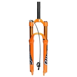 LSRRYD Ersatzteiles LSRRYD Mountain Bike Luftdruck Federgabel 26 / 27.5 / 29 Zoll MTB Gabels Scheibenbremse 1-1 / 8 100mm Federweg QR 9mm Erwachsene Gabeln HL / RL Unisex 1690G (Color : Orange RL, Size : 26'')
