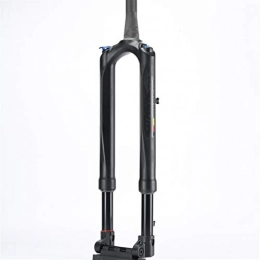 LTH-GD Ersatzteiles LTH-GD Fahrradgabel MTB Carbon Bicycle Gabel Mountainbikeg Gabel 27.5 29er RS1 ACS Solo Air 100 * 15mm Vorhersage-Lenkung Suspensionsöl und Gasgabel (Color : 29inch Black)