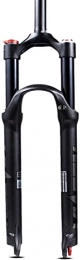 LXNQG Ersatzteiles LXNQG Mountainbike Air Gabel 26 / 27, 5 / 29 Zoll Aluminiumlegierung 100mm Reise Verstellbare Dämpfung Fahrradaufhängung Gabel (rot / schwarz) (Color : Black, Size : 26inch)