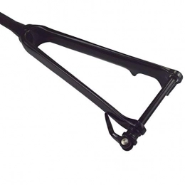 PPLAS Ersatzteiles PPLAS Rennrad Full Carbon Gabel starre Gabel Rennradfahrräder verjüngt Sich mit der Achse Gabel Gabel Fahrrad (Color : Black)