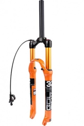 QHY Mountainbike Gabeln QHY 26" 27.5" 29" Federgabel Stoßdämpfer Mountainbike-federgabel 1-1 / 8″ MTB Bike Gas Gabel Schulter Steuerung Und Fernbedienung 120mm (Color : Orange-RL, Size : 29inch)