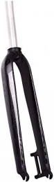 SJMFGF Ersatzteiles SJMFGF Vorderradgabel für Mountainbikes, harte Gabel aus Aluminiumlegierung, Federgabel (Farbe: Schwarz, Größe: 60 cm)