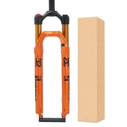 UPPVTE Mountainbike Gabeln UPPVTE Forks MTB Fahrradgabel 27, 5 / 29inch, Aluminiumlegierung Stoßdämpfer Feder Vordergabel 1-1 / 8" Air Supension Frontgabel Fahrradgabeln (Color : Orange, Size : 27.5inch)