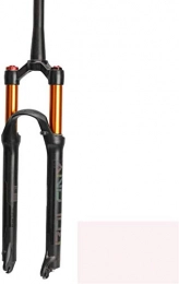 XGJ Ersatzteiles XGJ for Mountain Road Bike-Zubehör Fahrrad MTB-Federgabel, konische Rohr Doppelschultersteuerung, Dämpfungseinstellung, Aluminiumlegierung, Reisen 100mm (Color : Gold, Size : 27.5in)