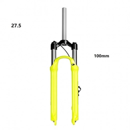 xldiannaojyb Mountainbike Gabeln xldiannaojyb 100mm Hub Magnesiumlegierung Feder Hydraulikschloss Vordere Gabel Mountainbike Gabel 27.5 29 Zoll (Color : M)