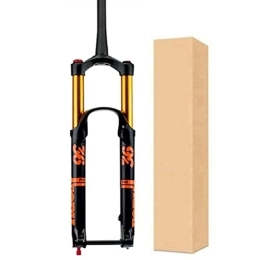 ZECHAO Ersatzteiles ZECHAO 27, 5 / 29 Zoll Fahrrad-Stoßdämpfergabeln, 15 x 110 mm Mountainbike-Federgabeln 1-1 / 2 Zoll Rückpralleinstellung Luftgabelzubehör (Farbe: Orange, Größe: 27, 5 Zoll)