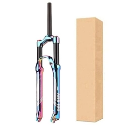 ZECHAO Mountainbike Gabeln ZECHAO Forks MTB Fahrradgabel, 27.5 / 29" Aluminiumlegierung 120mm Federweg Schnellspanner Fahrrad Stoßdämpfer Gabeln 1-1 / 8" Fahrrad Federgabel (Color : Multicolour, Size : 29inch)