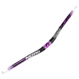 DFNBVDRR Mountainbike-Lenker DFNBVDRR Mountainbike-Lenker 31.8 * 680MM MTB-Lenker Leichtes Gewicht Fahrradlenker Aus Aluminium-Legierung Für MTB / DH / FR / AM Steigung 25mm (Color : Black Purple, Size : 680mm)