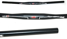 TKX Ersatzteiles Lenker Mountain Bike MTB Aluminium-Durchmesser 31, 8mm-Länge 72cm Flat / Schwarz-Weiß, schwarz, 72 cm