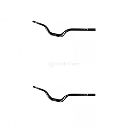 Milageto Mountainbike-Lenker Milageto 2Pcs Mountainbike Lenker MTB Fahrrad Riser Bar High Rise Lenker