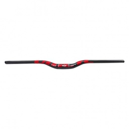 PPLAS Mountainbike-Lenker PPLAS 740mm Fahrrad Lenker 3k Full Carbon Lenker Flat / Rise Carbon Fahrrad Lenker MTB Fahrradteile fahrradlenker Griffe Trekking (Color : Red)